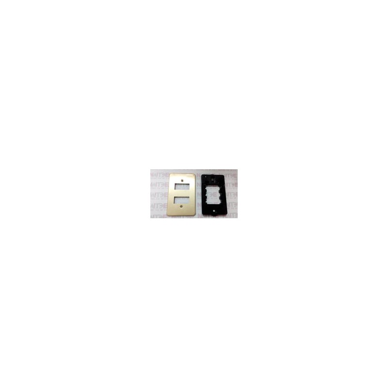 TAPA DE ALUMINIO TRADICIONAL QUINZIÑO 100/2R DE 2 SERVICIOS COLOR DORADA ( WD3362 )