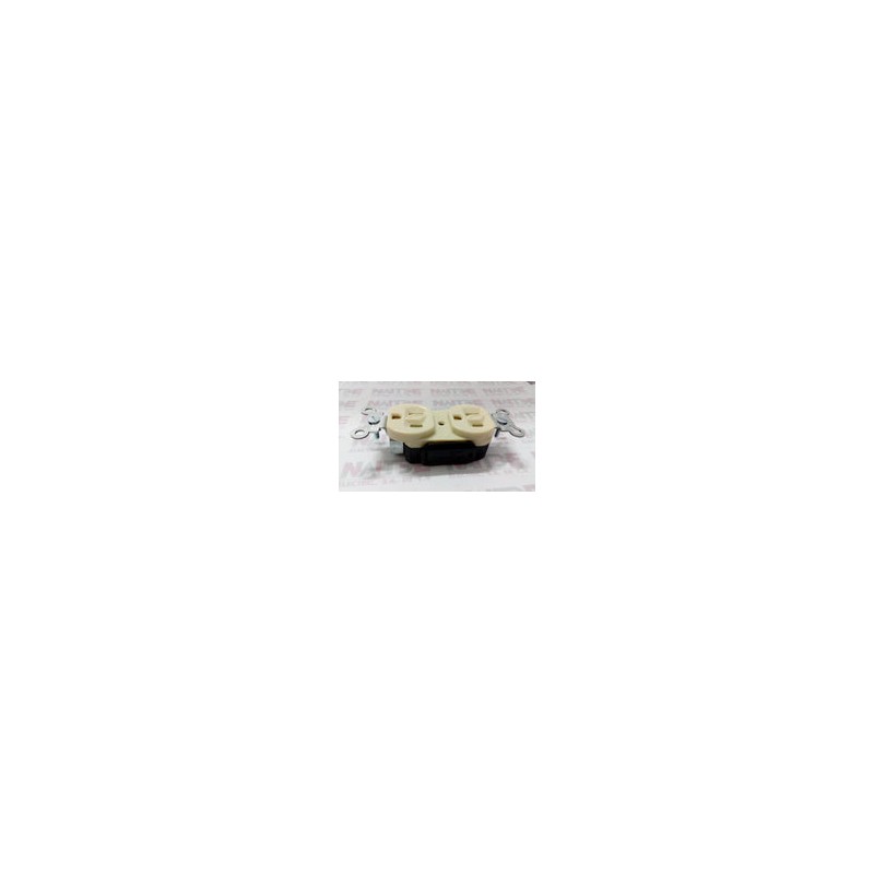 RECEPTACULO DUPLEX ARROW HART MARFIL 15A 125V CAT M-5250-M COLOR MARFIL
