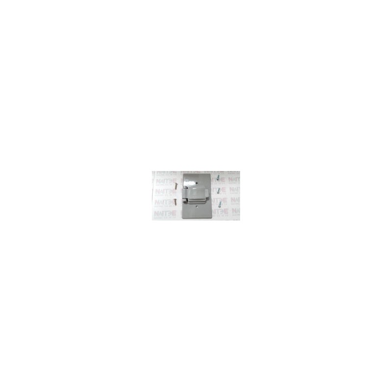 TAPA P/CONTACTO REDONDO COPER S1961 P/INTERPERIE COLOR GRIS