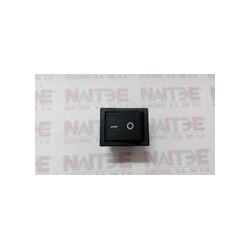 SWITCH DE BALANCIN  STEREN BTS-17 PLASTICO NEGRO 20/15A 2P 2T 2 POSICIONES COLOR NEGRO