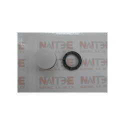 CAPUCHON P/LAMPARA PILOTO ABB 1SFA611400R1005, BLANCO, 22 MM TIPO ML1-100W