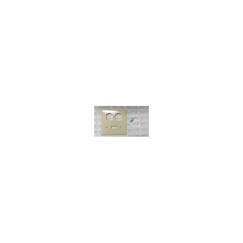 TAPA PLASTICA LEVITON S10-086005-000 DE PARED PALANCA DUPLEX  MULTIPLE  COLOR MARFIL (S/M)
