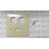 TAPA PLASTICA LEVITON S10-086005-000 DE PARED PALANCA DUPLEX  MULTIPLE  COLOR MARFIL (S/M)