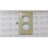 TAPA PLASTICA LEVITON DUPLEX  (S/M) COLOR MARFIL