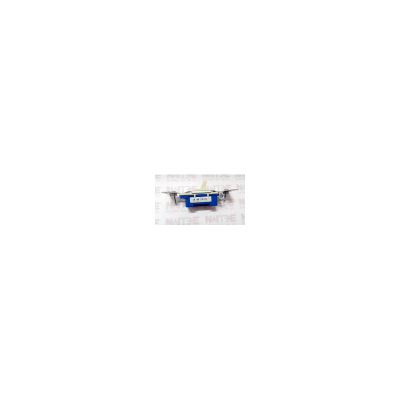 APAGADOR SENCILLO COOPER 1301V  DE PALANCA COLOR MARFIL/AZUL