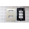 TAPA MODUS BTICINO DE 2 SERVICIOS COLOR MARFIL E5N2