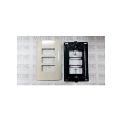 TAPA MODUS DE 3 SERVICIOS BTICINO COLOR MARFIL  E5N3