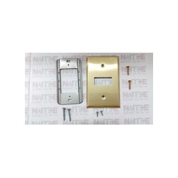 TAPA ALUMINIO ASTRO DE 1 SERVICIO COLOR DORADA