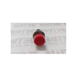 BOTON PULSADOR STEREN AU-105 ROJO 2 TERMINALES 3A 125VCA