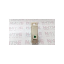 BOTON TIMBRE QUINZIÑO TRADICIONAL 5850N 10 AMP. 127 V COLOR MARFIL