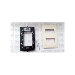 TAPA LEGRAND ARMONIX  2 SERVICIOS COLOR BLANCO