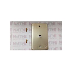 TAPA DE ALUMINIO 1129 P/SERVICIO TELEFONICO COLOR DORADA