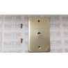 TAPA DE ALUMINIO 1129 P/SERVICIO TELEFONICO COLOR DORADA
