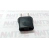 CLAVIJA PLASTICA STEREN 905-103 ADAPTADORA ENTRADA AMERICANA SALIDA EUROPEA COLOR NEGRO
