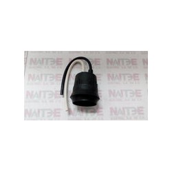 SOQUET P/LAMPARA DE HULE P/ INTERPERIE ARGOS #9400090 COLOR NEGRO 127V 660W (174110)