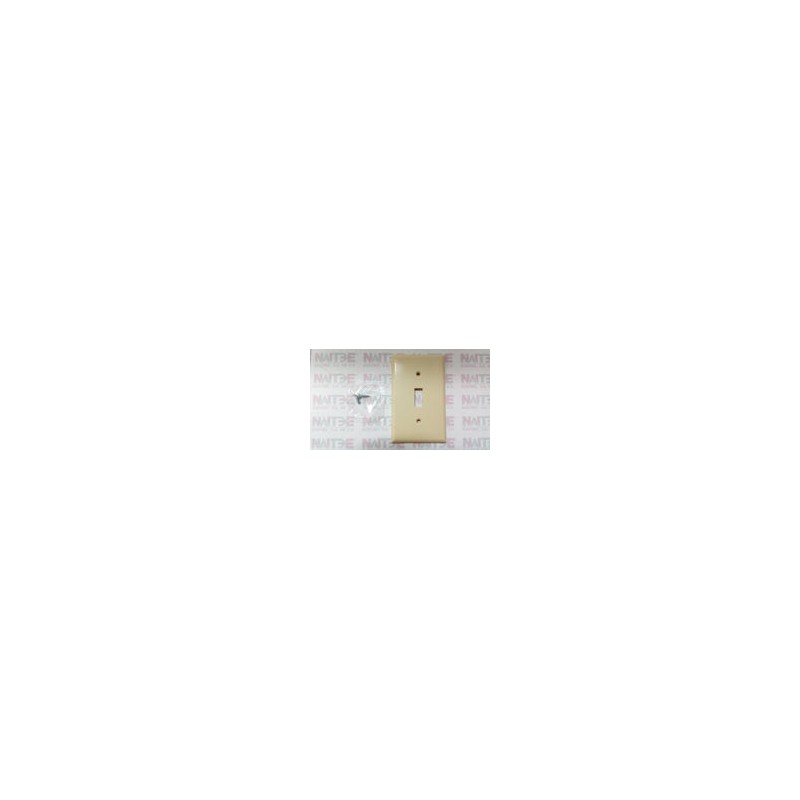 TAPA PARA APAGADOR SENCILLO DE PALANCA COOPER 2134 V COLOR MARFIL ( #5134V )