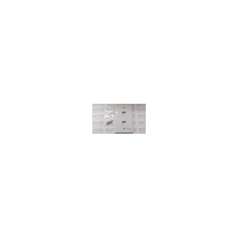TAPA KEY STONE 310-202 WH DE 2 CAVIDADES COLOR BLANCA