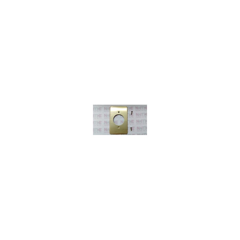 TAPA DE ALUMINIO ASTRO VPCR PARA CONTACTO REDONDO COLOR DORADA