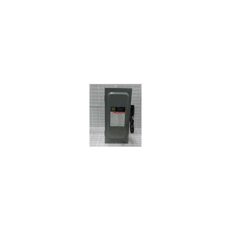 INTERRUPTOR DE SEGURIDAD SQUARE D VHU361 NEMA1 3P 30 AMP 600 V SERV.PESADO  SIN FUSIBLES