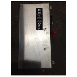 INTERRUPTOR DE SEGURIDAD GENERAL ELECTRIC CAT THN3362SS 60 A 600 V 3 P SIN PORTAFUSIBLES EN ACERO INOXIDABLE