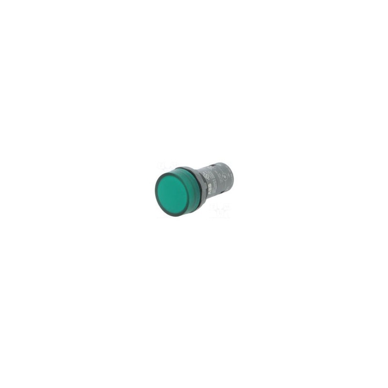 LUZ PILOTO COMPACTA LED ABB 1SFA619403R5132, CL2-513G, COLOR VERDE, 110-130V