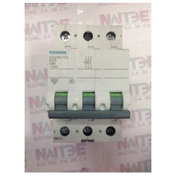 PASTILLA SIEMENS 5SX1 350 7  3 P. 50 AMP. MONTAJE EN RIEL (NVO MODELO 5SL6-350-7CC)