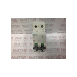PASTILLA SIEMENS 5SX1-216-7 DE 2 P. 16 AMP. MONTAJE RIEL DIN (NVO MODELO 5SL6-216-7CC)