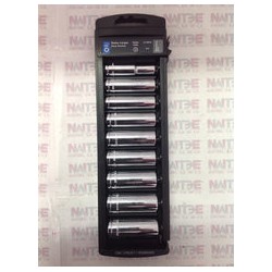 JUEGOS DE 9 DADOS LARGOS STD Y MM MEDIDA MM ( TRUPER JD-3/8X9LM )