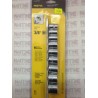 JUEGO DE 9 DADOS  STD MEDIDA STD ( PRETUL JD-3/8X10SAE-P )