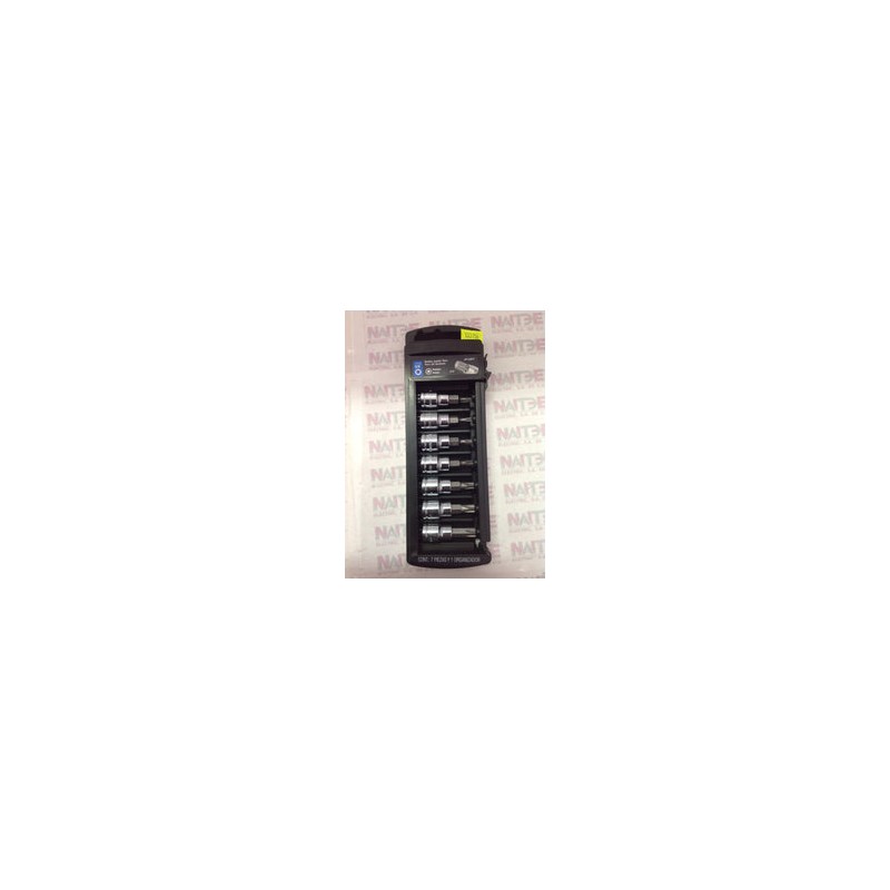 JUEGO DE 7 DADOS PUNTA TORX ( TRUPER JPT-3/8X7T )