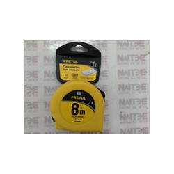 FLEXOMETRO LARGO 8M (26FT) ANCHO 1" EXT MAX 2.1M (21603) ( PRETUL PRO-8ME )