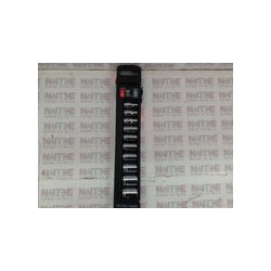 JUEGO DE 10 DADOS CORTOS STD Y MM MEDIDA STD (14165) ( TRUPER JD-1/4X10P )