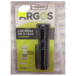 LINTERNA DE ALUMINIO 9 LEDS ARGOS #9401530