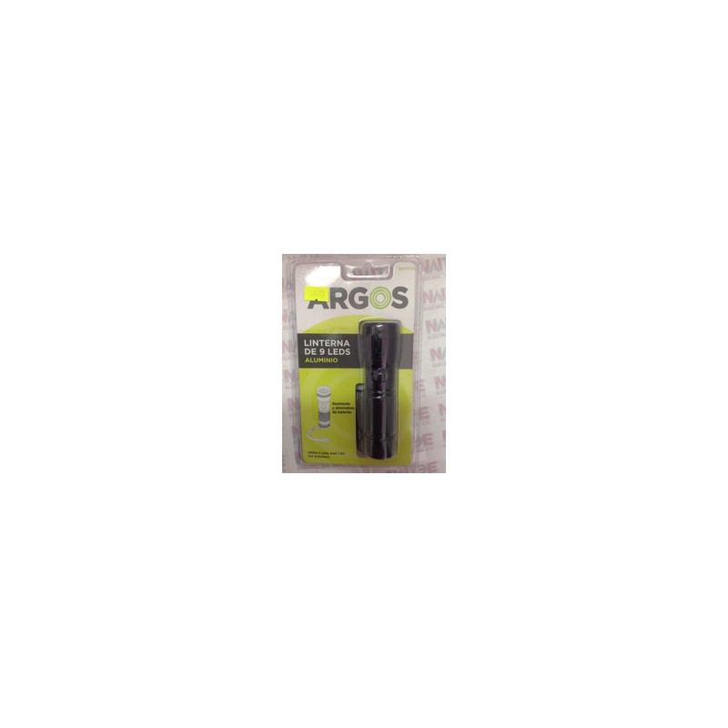 LINTERNA DE ALUMINIO 9 LEDS ARGOS #9401530