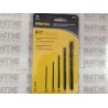 JUEGO DE BROCAS DE ALTA VELOCIDAD MEDIDAS 1/162, 3/32", 1/8", 3/16" Y 1/4" (20703) ( PRETUL JBAV-5P )