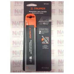 REPUESTO PARA NAVAJA CUCHILLAS EN ACERO SK4 (17903) (TRUPER REP-CUT-7)